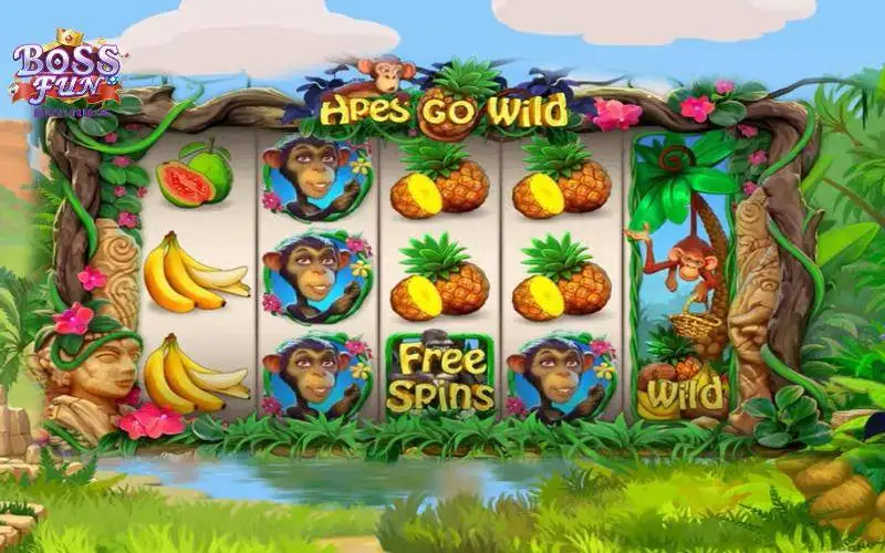 Trải nghiệm game slot thú vị Apes Go Wild