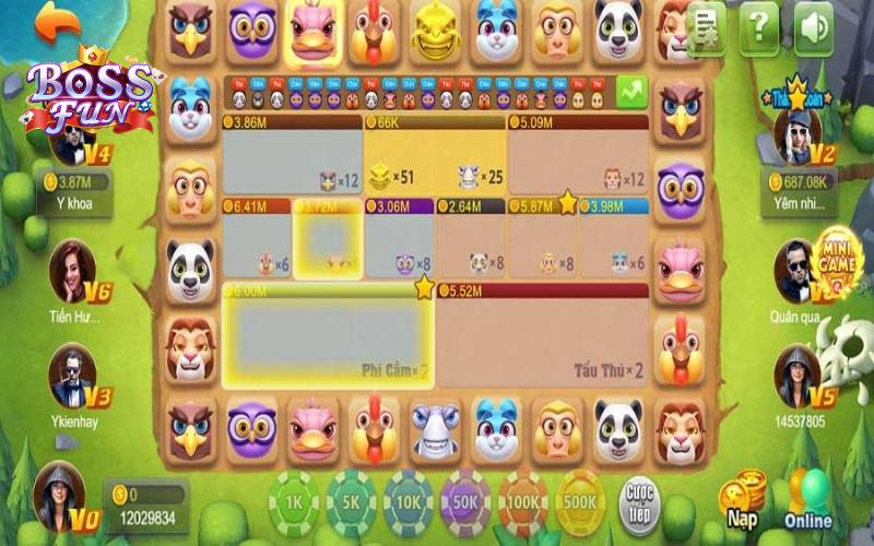 Giới thiệu tổng quan về game Phi Cầm & Tẩu Thú Bossfun