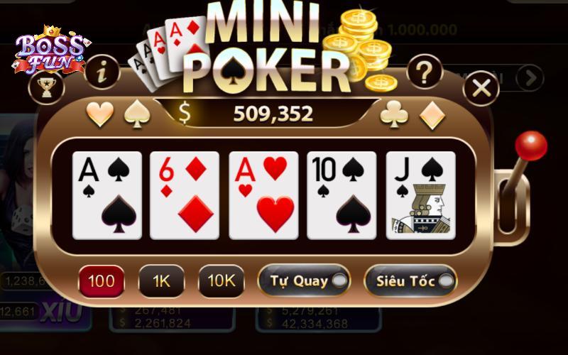 Kinh nghiệm chơi mini poker chiến thắng từ chuyên gia