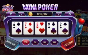 Mini poker có cách chơi đơn giản và thú vị